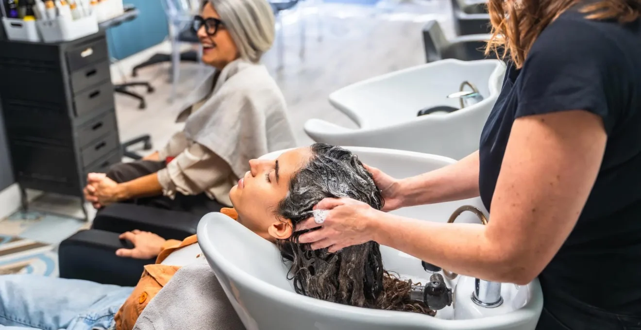 bac de lavage pour cheveux